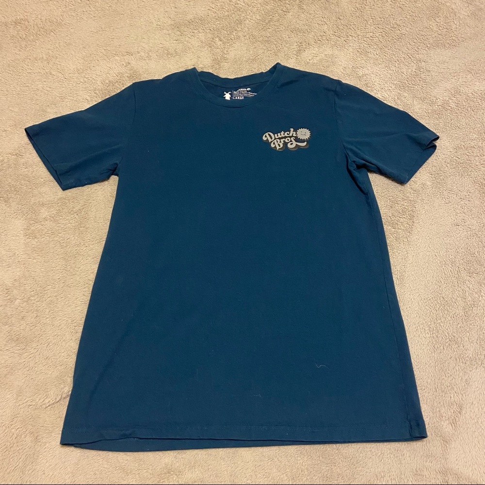 Gently Used Men’s Large Blue Dutch Bro Tee Shirt